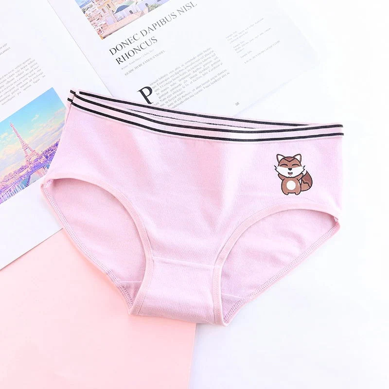 Cartoon Animals Panties Women Underwear New Fashion Cotton Gril Briefs Lovely Underwear Shorts Underpant Girls Cute Panty