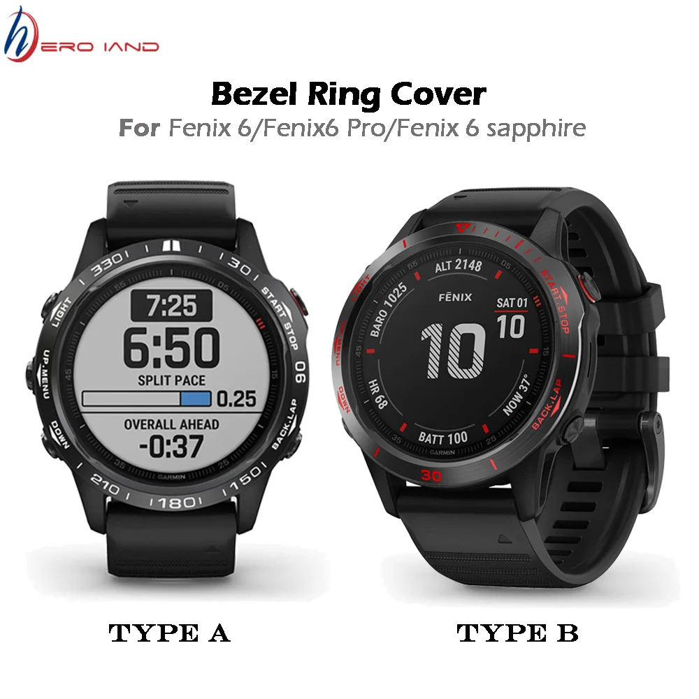 Bezel Ring Styling Frame Case Garmin Fenix Bezel Ring Cover Garmin