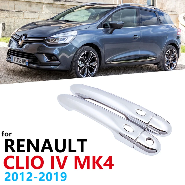 Pour Renault Clio Iv Clio 4 Lutecia 2012 2013 2014 2015 2016 2017 2018 2019  Fibre de Carbone Poignée de Porte de Voiture Couvre Accessoires