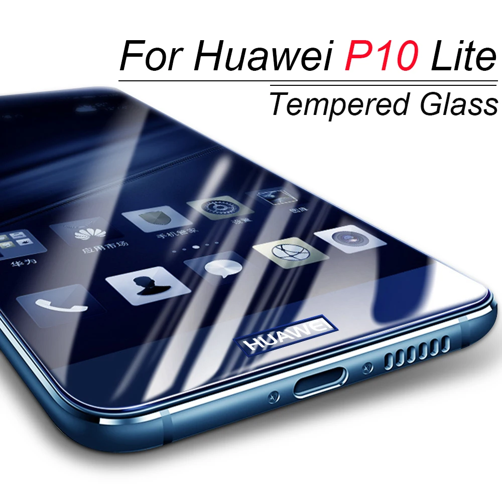 Huawey P10 light lite защитное закаленное стекло для Huawei Plus P 10lite 10 plus P10lite + Защитная пленка