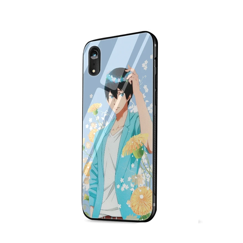 Чехол для мобильного телефона стекло для iPhone XR X XS Max для iPhone 7 8 6 6s Plus 5 5S SE чехол nanase haruka бесплатно