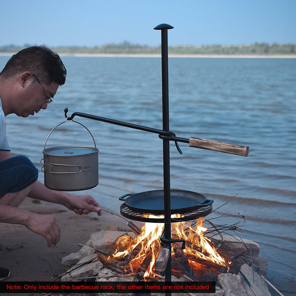 Foldable Campfire Cooking Grill Grate Outdoor Over Fire Camp Grill Fire