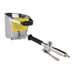 Charhs 4l jet dupla utilização estuque pulverye, pá de estuque, concha do funil, pistola de pulverizador de cimento, pistola de pulverizador airmix, pistola de gesso funil