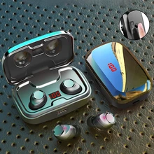 Беспроводные Bluetooth наушники с микрофоном сенсорное управление водонепроницаемые беспроводные наушники с шумоподавлением игровая гарнитура вкладыши