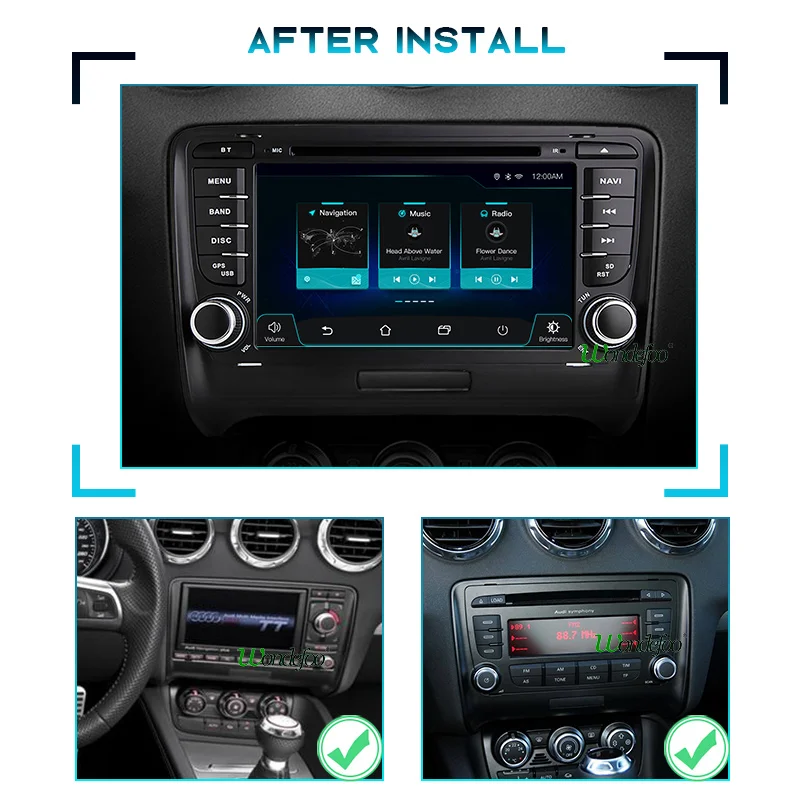 Ainavi Multimedia Player For Skoda Octavia A5 Yeti Fabia Rapid Car