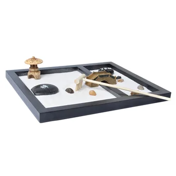 

1pc Sandbox Decor Creative Small Traditional Decorative Sand Table Miniature Landscape Garden Model for Office Gift Desk