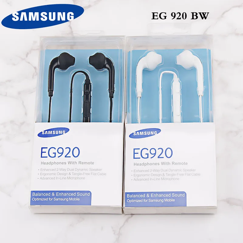 wireless headphones with mic Original SAMSUNG EG920 Earphones Note3 Headsets Wired With Microphone For Samsung Galaxy S6 S7 S7edge S8 S9 S9+ Mobile Phones 4. bluetooth earbuds