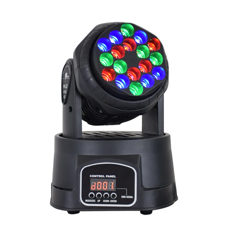 18x3W moving head 18 18x3 Вт RGB светодиодный мини-светильник движущаяся луч светильник s Китай светильник для dj светильник - Цвет: 18x3W moving head