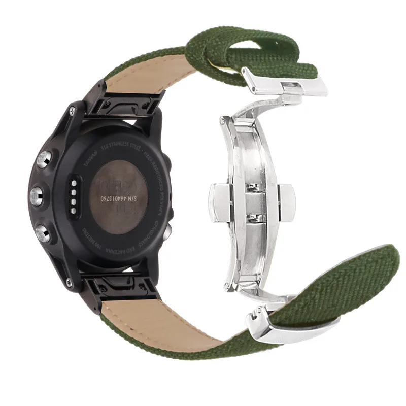 Высококачественный ремешок для часов Garmin Fenix 5X5 Plus 3 3HR 6S S60, быстросъемный нейлоновый браслет для Garmin Fenix 5 Band