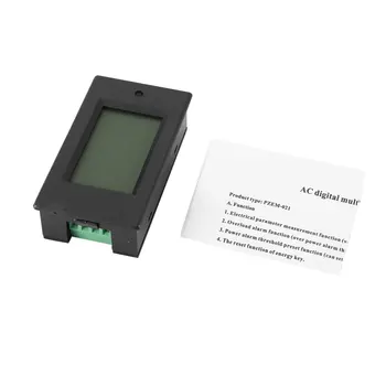 

AC Single Phase Digital LCD Ammeter Voltmeter 80-260V 20A 4IN1 Electric Volt Amp Megter Power Kwh For Homekit PZEM-021