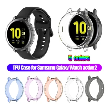 

Soft Clear Transparent TPU silicone protective case for Samsung galaxy watch active 2 44mm 40mm Cover Replacement Accessories