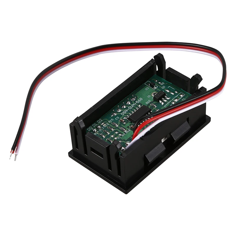 Мини вольтметр тестер цифровой тестер напряжения батарея DC 0-30V Красный авто