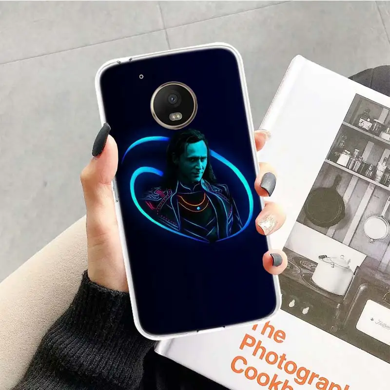 TR230-8 Локи Тор чехол для Motorola Moto G7 G6 G5S G5 E4 плюс G4 E5 играть X4 Мощность TPU с рисунком индивидуальная крышка телефона - Цвет: TR230-8