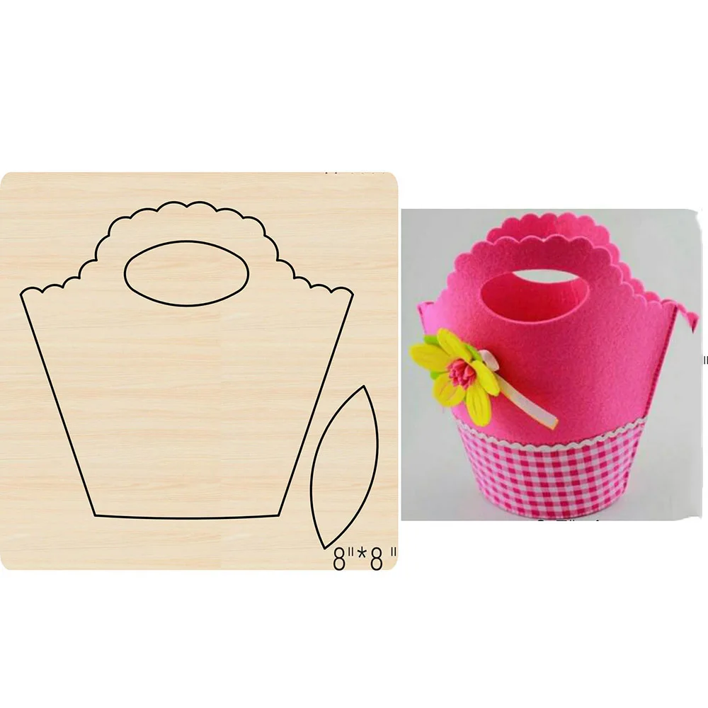 

Package DIY wooden mold die cutting & Wooden dies fit cut felt cloth Metal blade punch Blade Size 4mm