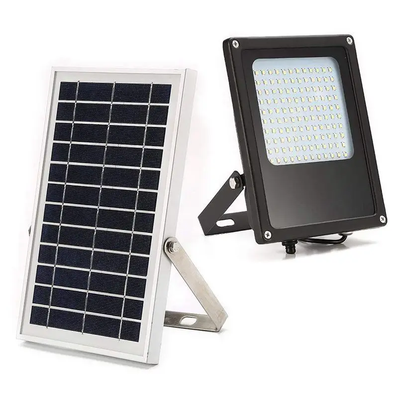 

Solar Powered Led Flood Light, IP65 Waterproof Outdoor Security Flood Light Fixture for Flag Pole, Sign, Garden, Farm, Shed, Boa