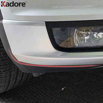 

For Volkswagen T-Roc TROC 2017 2018 2019 Front Rear Bumper Corner Protector Guard Cover Lip Trim Car Accessories 2pcs