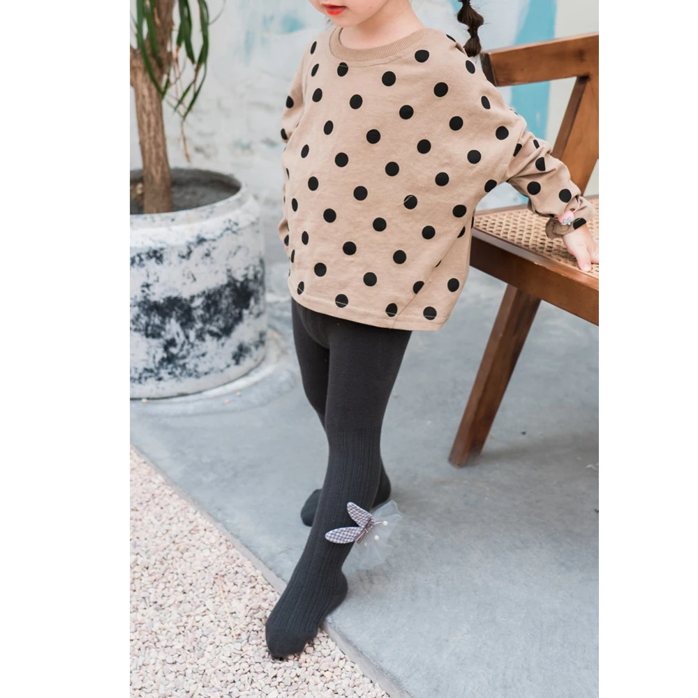 Для малышей, для маленьких девочек и мальчиков хлопковые детские колготки для малышей, теплые обтягивающие чулки для детей штаны Панталоны колготки