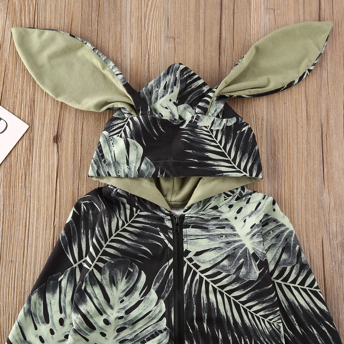 Fall Autumn Newborn Baby Boy Girl Clothes Rabbit Romper Jumpsuit Outfit Autumn Zipper Winter