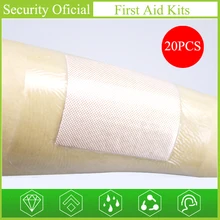 

20Pcs10x10cm Waterproof Breathable First Band Aids Emergency Kit Large Wound Medical Patch Medical Adhesive Bandage Wound Patch