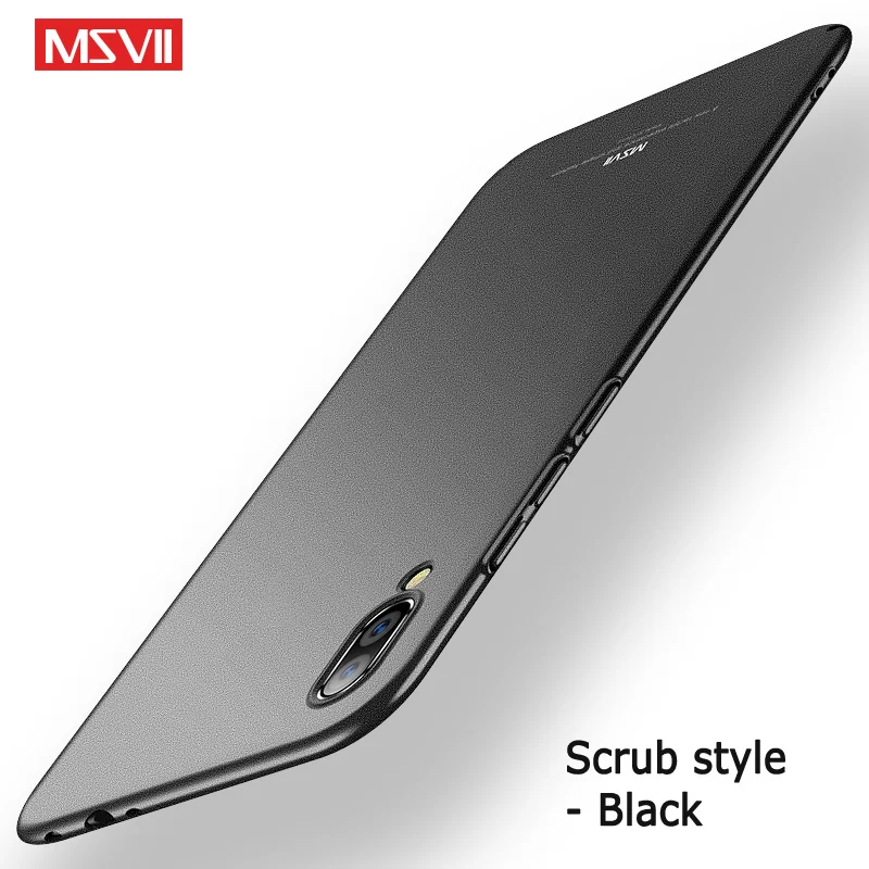 Scrub Black Чехол MSVII для xiaomi mi A3 lite, чехол для xiaomi mi CC9 E mi A3 mi CC9, тонкий жесткий чехол для телефона из поликарбоната, чехол для xiaomi mi a3 cc9e, чехол - Цвет: Scrub Black