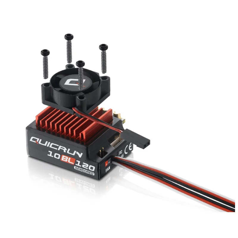 Оригинальный контроллер скорости Hobbywing quirun 10BL120 120 сенсорный 120A 2 3S Lipo бесщеточный