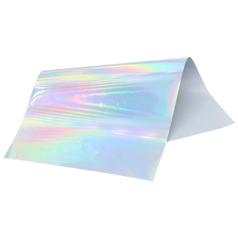 Laser Silver 8 x 15cm 50 Sheets Hot Stamping Foil Paper Transfer Laminator Foil for Hard Box and