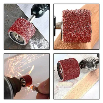 

252pcs Band Metal Polishing DIY Drum Sanding Kit Durable Effective Multipurpose Woodworking Grit Rotary Tools Easy Install