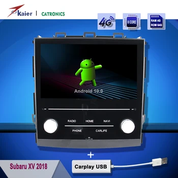 

kaier car DVD-player gps-navigation tesla-style android-auto carplay for subaru forester multimeida auto-radio stereo XV 2018