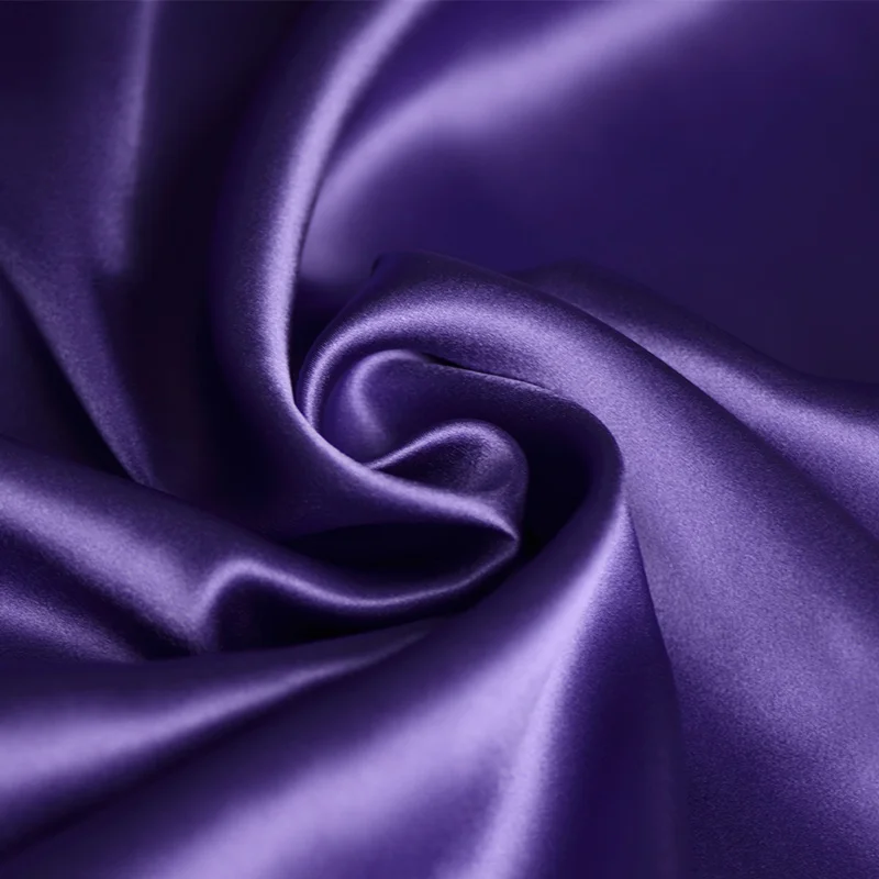 purple Хорошее качество, настоящая Ширина шелковой ткани 114 см, шелковая ткань для шитья, летнее платье/рубашка/шарф, шелковая ткань - Цвет: purple