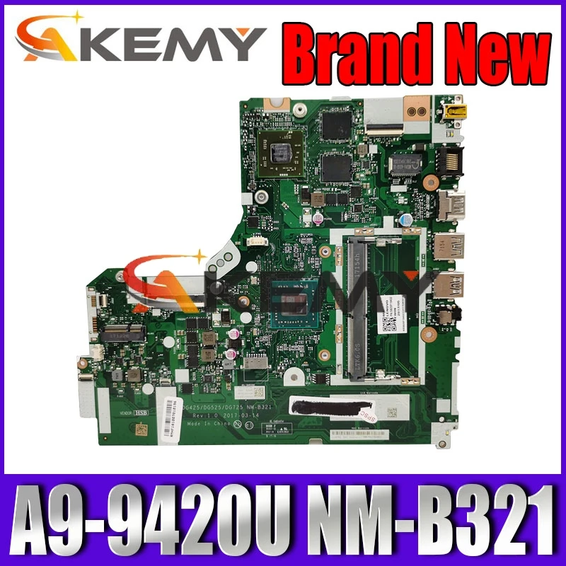 NM B321 материнская плата для Lenovo 320 15ACL 15AST DG425 DG525 DG725 тест ОК оригинальная Рабочая A9