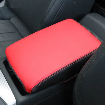 

Car Console Armrest Box Protect Cover Leather Sleeve For Audi A4 B9 2017-19 Central Handrail Box Holster Anti-dirty Set Decor