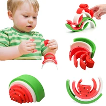 

1Pc Baby Colors Silicone Stacking Game Toys Creative Building Blocks Learning Montessori Early Eductaional Puzzle Toy Kids Gifts