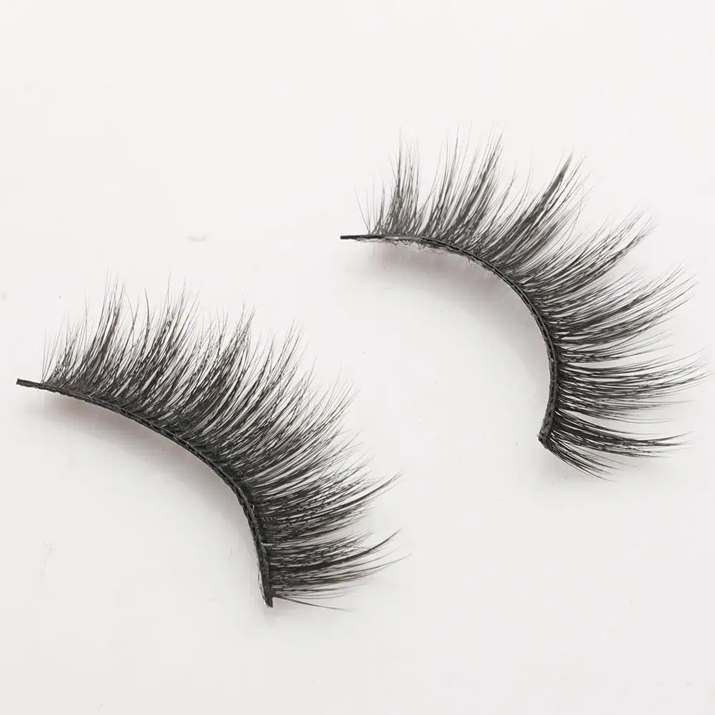 

8 Pairs High Quality 5D Black Thick Classic Fiber Naturally To Fake Comfortable Wear False Eye Long Soft Eyelashes Lashes A G4D0