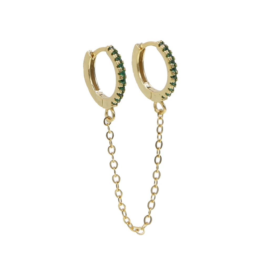 Двойной Пирсинг 2 серьга дырка ювелирные изделия Роскошные Великолепные Длинные