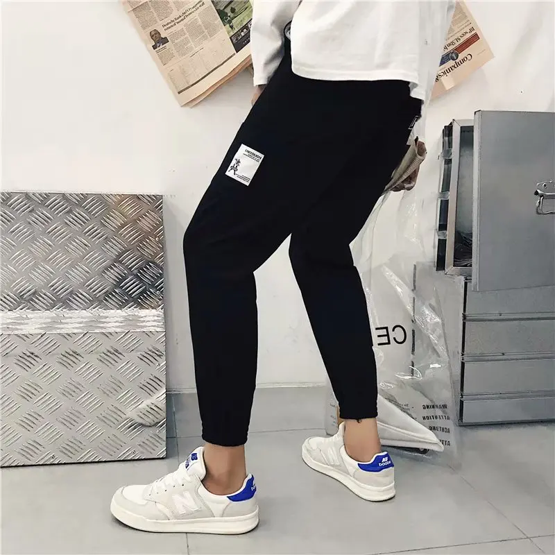 

Autumn Beam Leg Athletic Pants Men's Loose-Fit Harem Skinny Closing Casual Pants Popular Brand Hong Kong Style Students Versatil