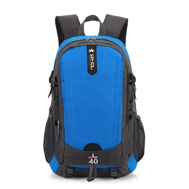 

Outdoor Mountaineering Bag Hot Selling Solid Color Travel Backpack Camping Hiking Backpack Large Capacity Waterproof Wearable Ba