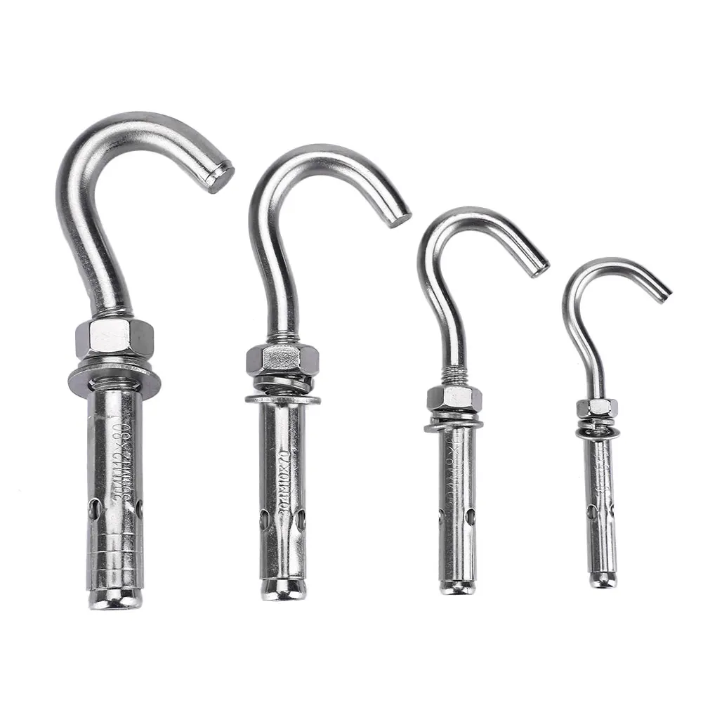Stainless Steel Expansion Hook Sandbag Hook Four Patterns Silver Durable