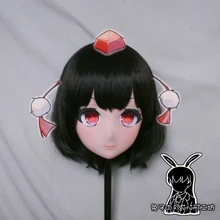 Special Offers (Rabbit 94) Resin Cross dress Pretty Girl Head BID Doll Mask Japanese Anime Kigurumi Mask Cosplay with Wig Special Offers (Rabbit 94) Resin Cross dress Pretty Girl Head BID Doll Mask Japanese Anime Kigurumi Mask Cosplay with Wig