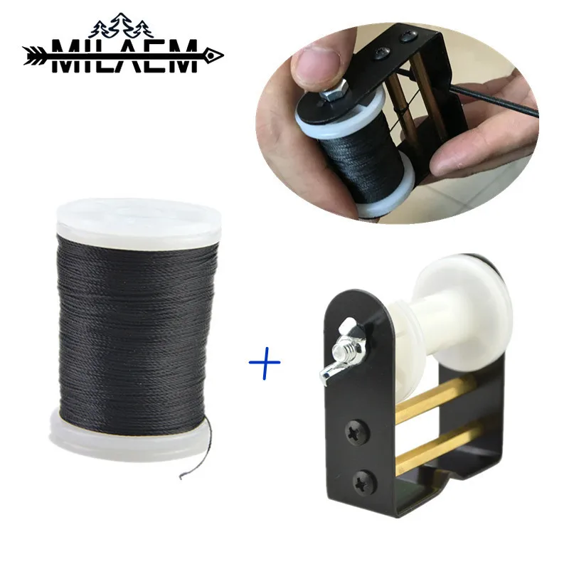 

1 Set Archery Bow String Serving Thread Bowstring Rope With Install Tool for Recurve Compound Bow Hunting Accessories