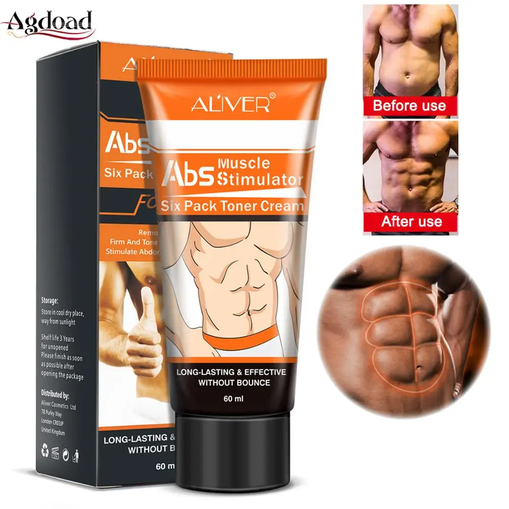

60ml Effective Stronger Abdominal Muscle Cream Men Strong Anti Cellulite Fat Burning Cream Slimming Gel for Weight Loss Product
