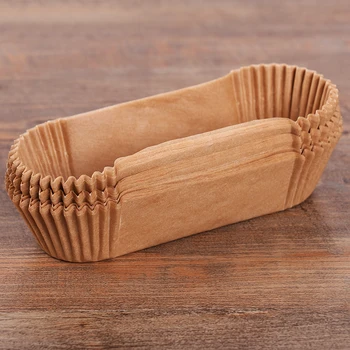 

50Pcs Baking Paper Liners Straight Loaf Tin Baking Parchment Paper Liners Loaf Tin Liners TP899