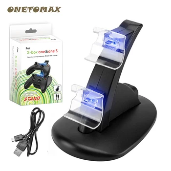 

USB Dual Charging Stand Controller For Xbox One Gamepad Dock Station For Xbox one Wireless Controller Joystick Battery Charging