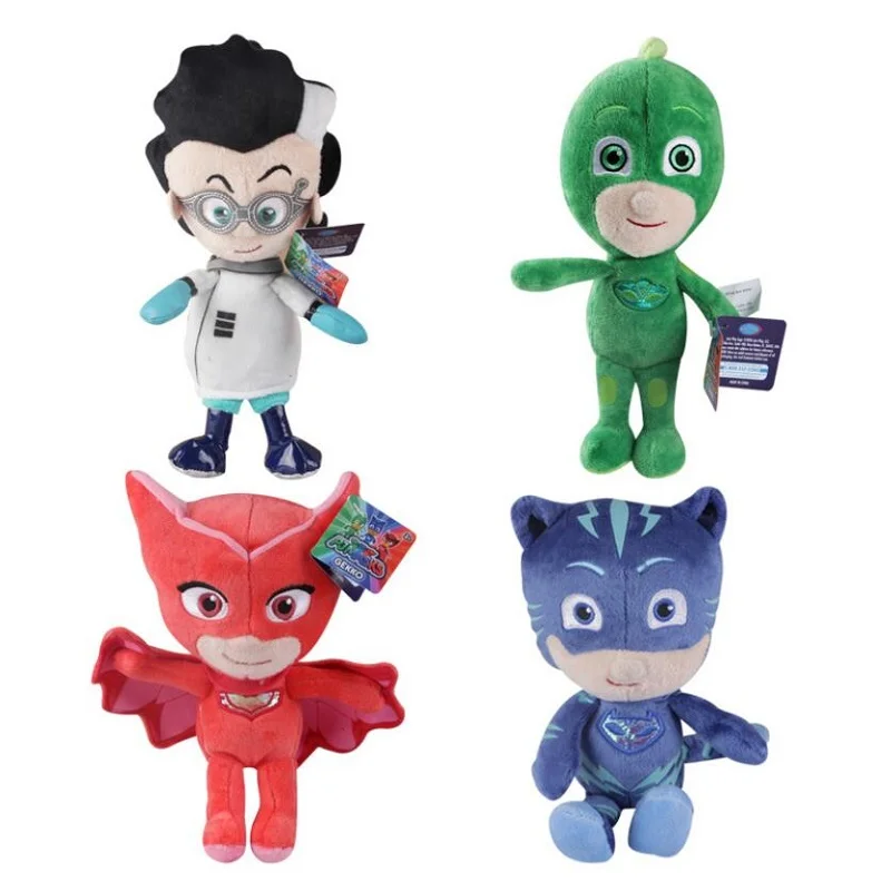 PJ маска мультфильм персонаж действие Pj Catboy Owlette Gekko плащ ребенок плюшевая детская
