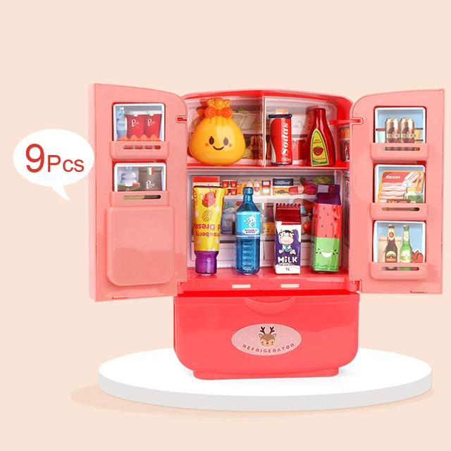 https://ae01.alicdn.com/kf/Hb5afe1dc0bc9468d92892daa44efa826p/9PCS-Kids-Toy-Fridge-Refrigerator-Accessories-With-Ice-Dispenser-Role-Playing-Appliance-For-Kitchen-Set-Food.jpg