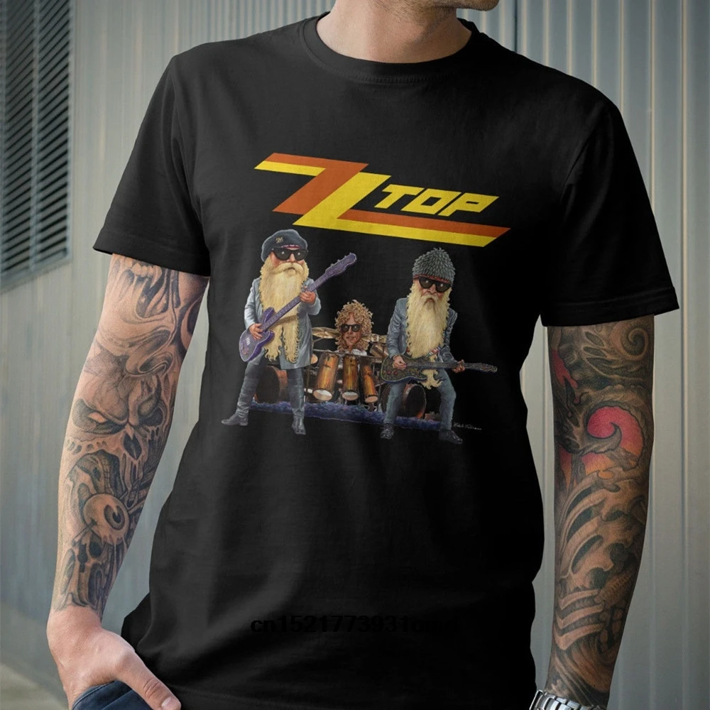 Мужская футболка Классическая ZZ Top Rock Band забавная новинка wo men | одежда