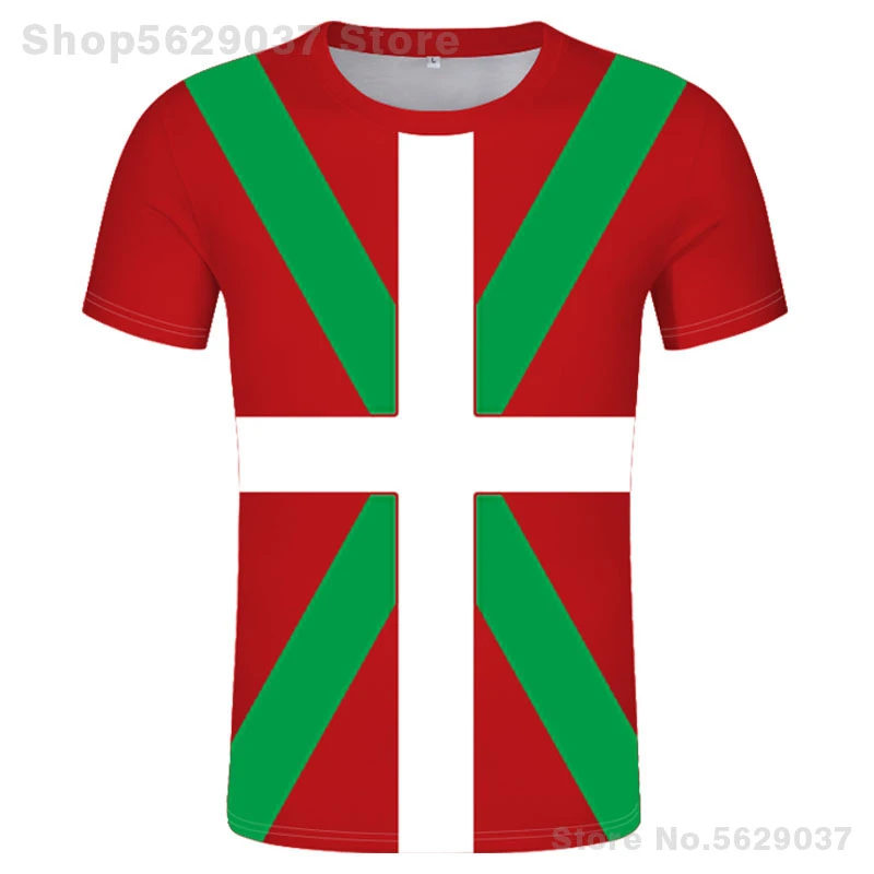 EUSKADI camiseta con número de nombre, Camiseta estampado de vitoria gasteiz, palabra de bandera, ropa española del País Vasco| Camisetas| - AliExpress