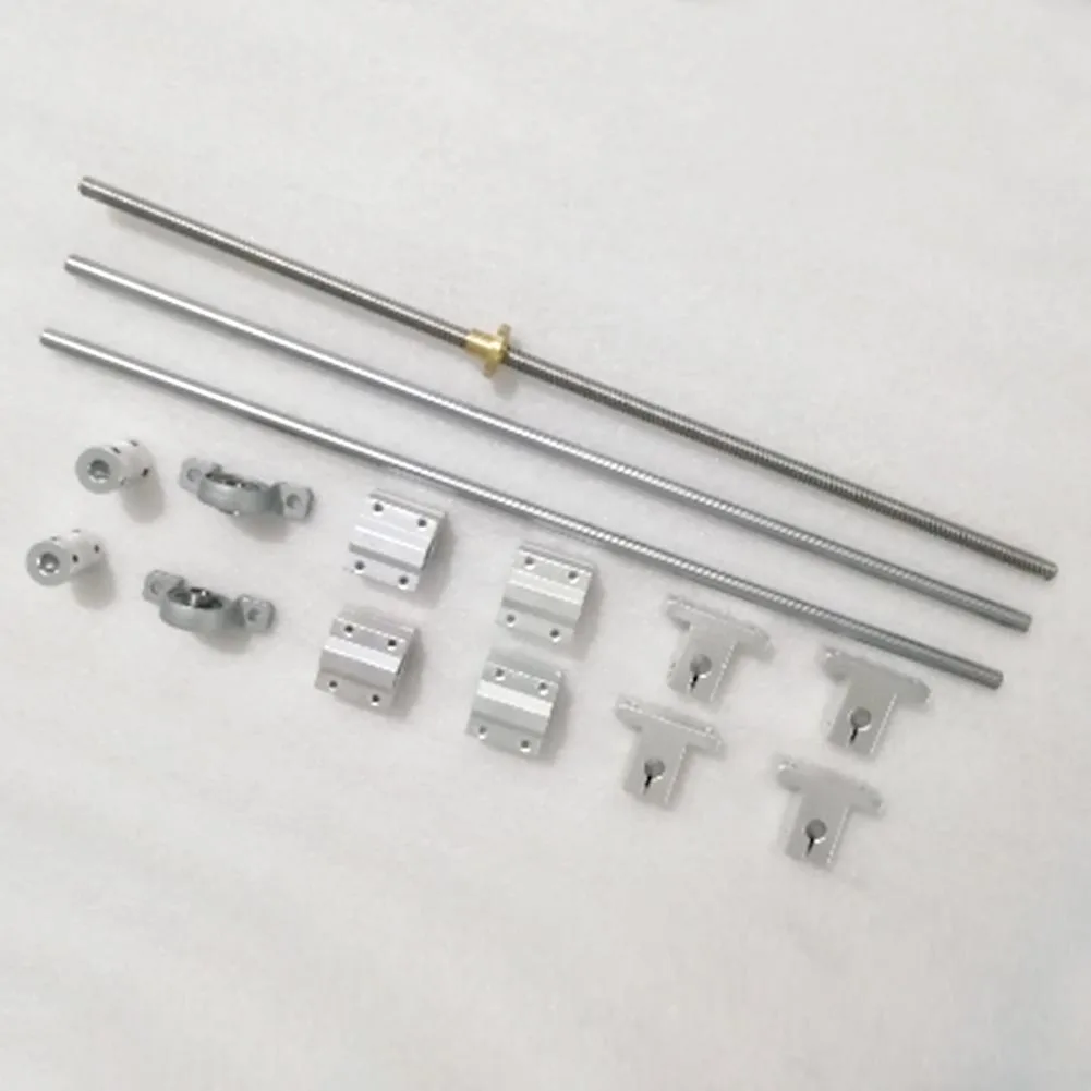 

15pcs Bracket Guide Sliding Rail Set Screws 8-400 Mm Anti Rust Corrosion Resistant Shaft Linear Bearing Housing Optical Axis