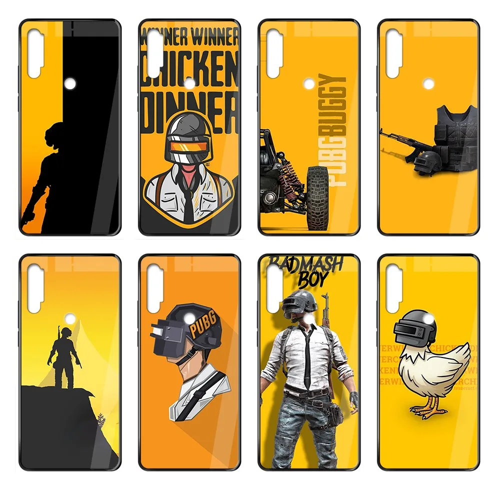 Pubg game chicken dinner pretty hoesjes черный чехол для телефона Корпус Xiaomi Redmi Note S2 3 4 5 6 7 8 K20 A S X Plus