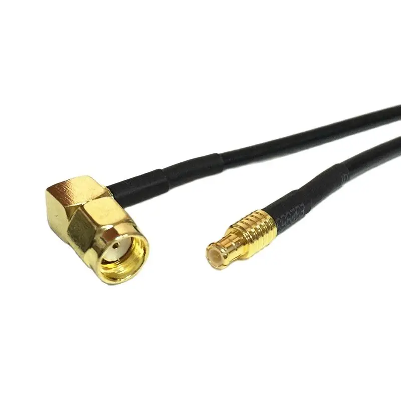 

New Modem Coaxial Cable RP-SMA Male Plug Right Angle Switch MCX Male Plug Connector RG174 Cable 20CM 8" Adapter RF Jumper