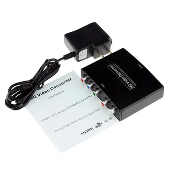 

5V 1A Video Audio L/R Analog To HDTV HDMI Display Converter Durable Converters